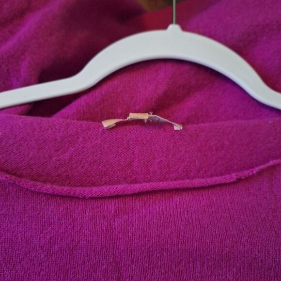 Kier + J Womens Cashmere Sweater Pink Preppy Coquette Business Cozy Small - Picture 10 of 11